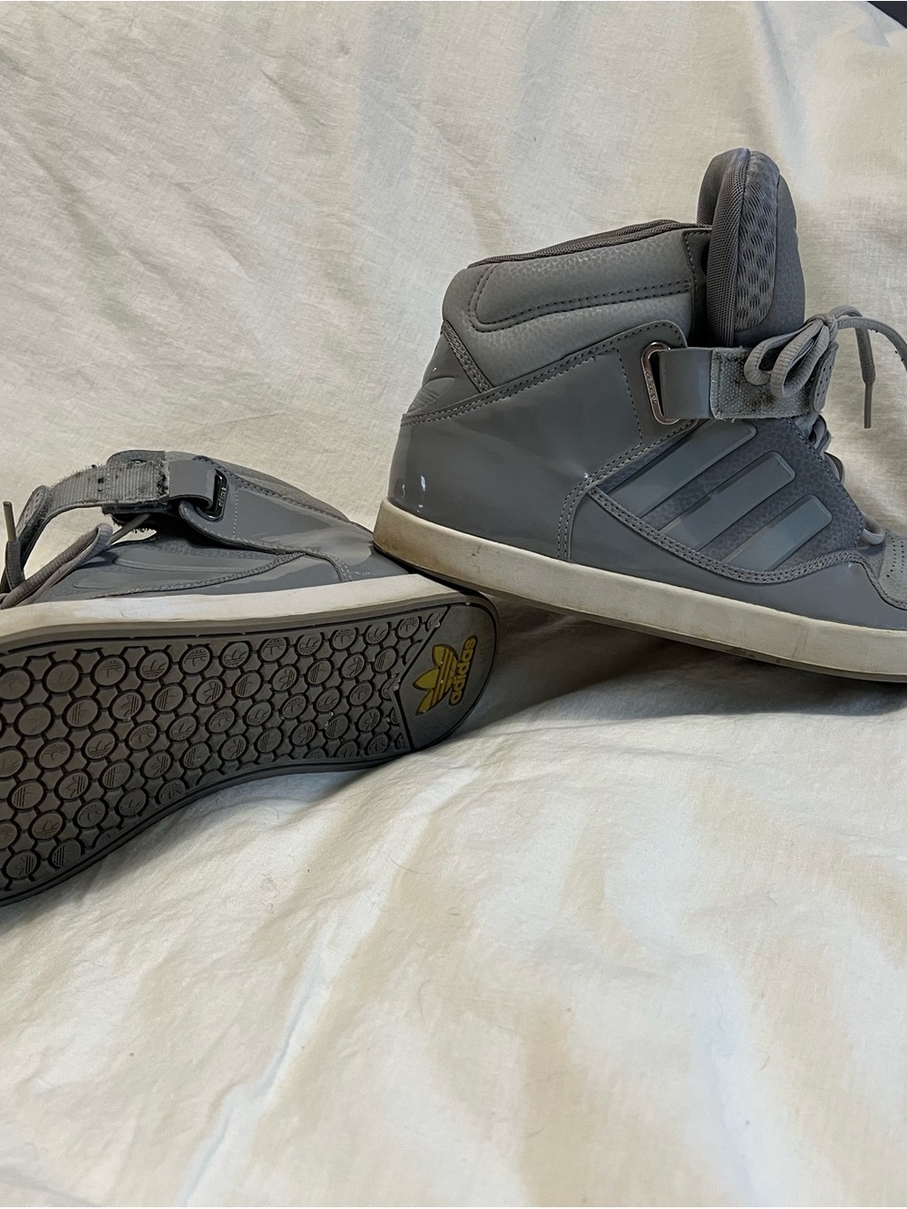 adidas Men's High-Top Sneakers in Gray
